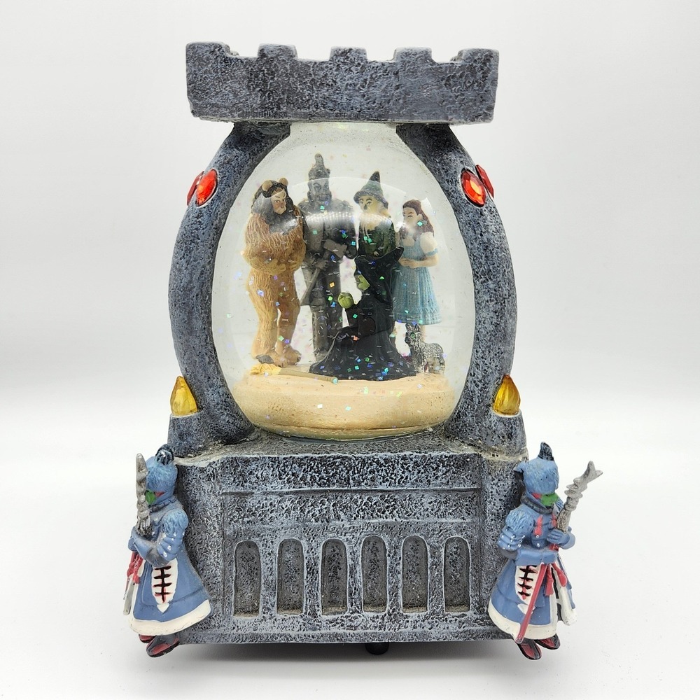 Wizard of Oz Wicked Witch Castle Snow Globe Music Box Westland Dorothy 17156